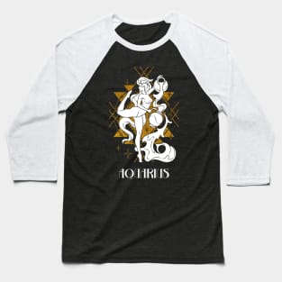 Aquarius zodiac sign Baseball T-Shirt